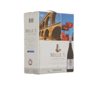 AOP Costières de Nîmes MILLE X Rood – 3L