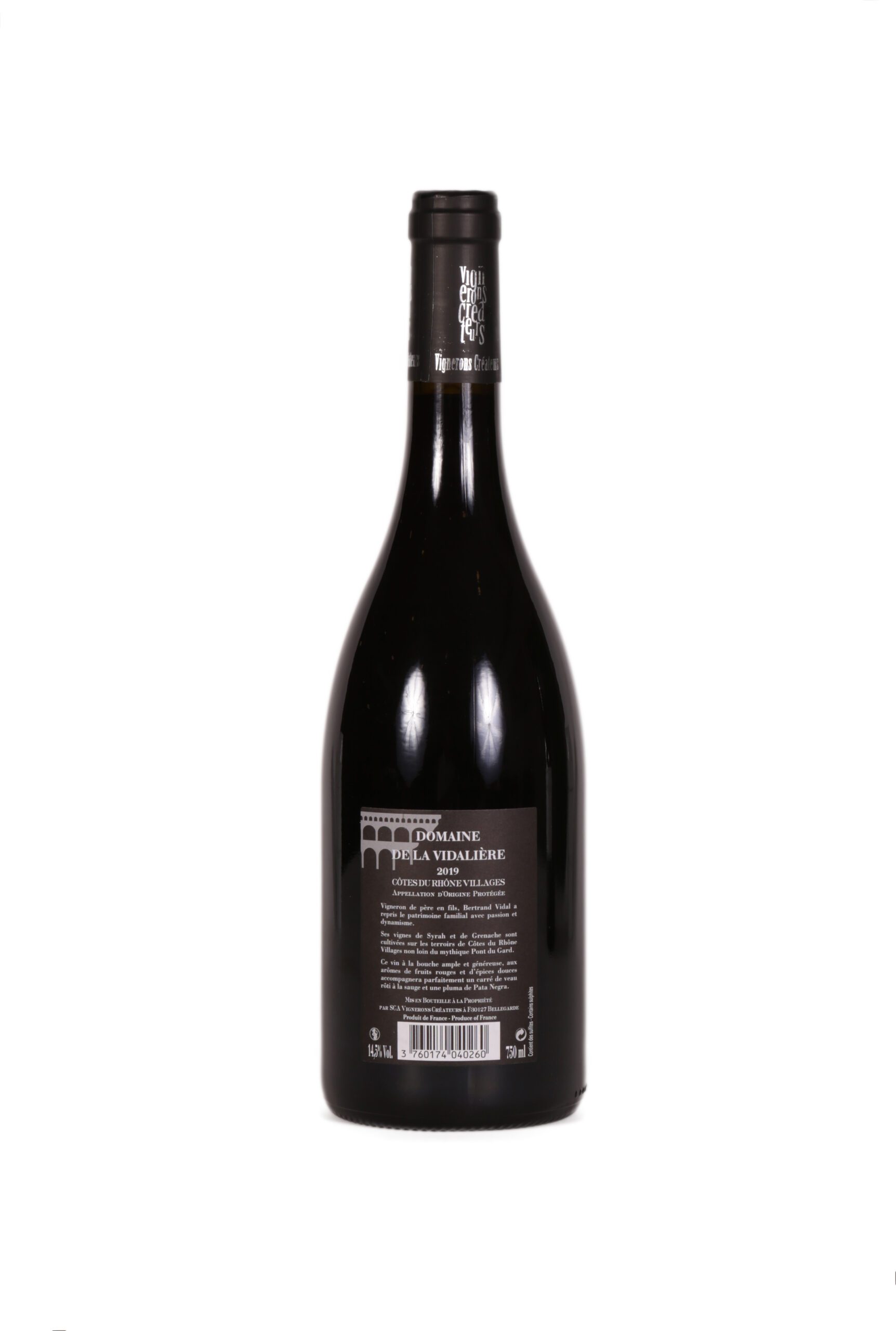 Domaine de la Vidaliere AOP Côtes du Rhone Villages - Afbeelding 2