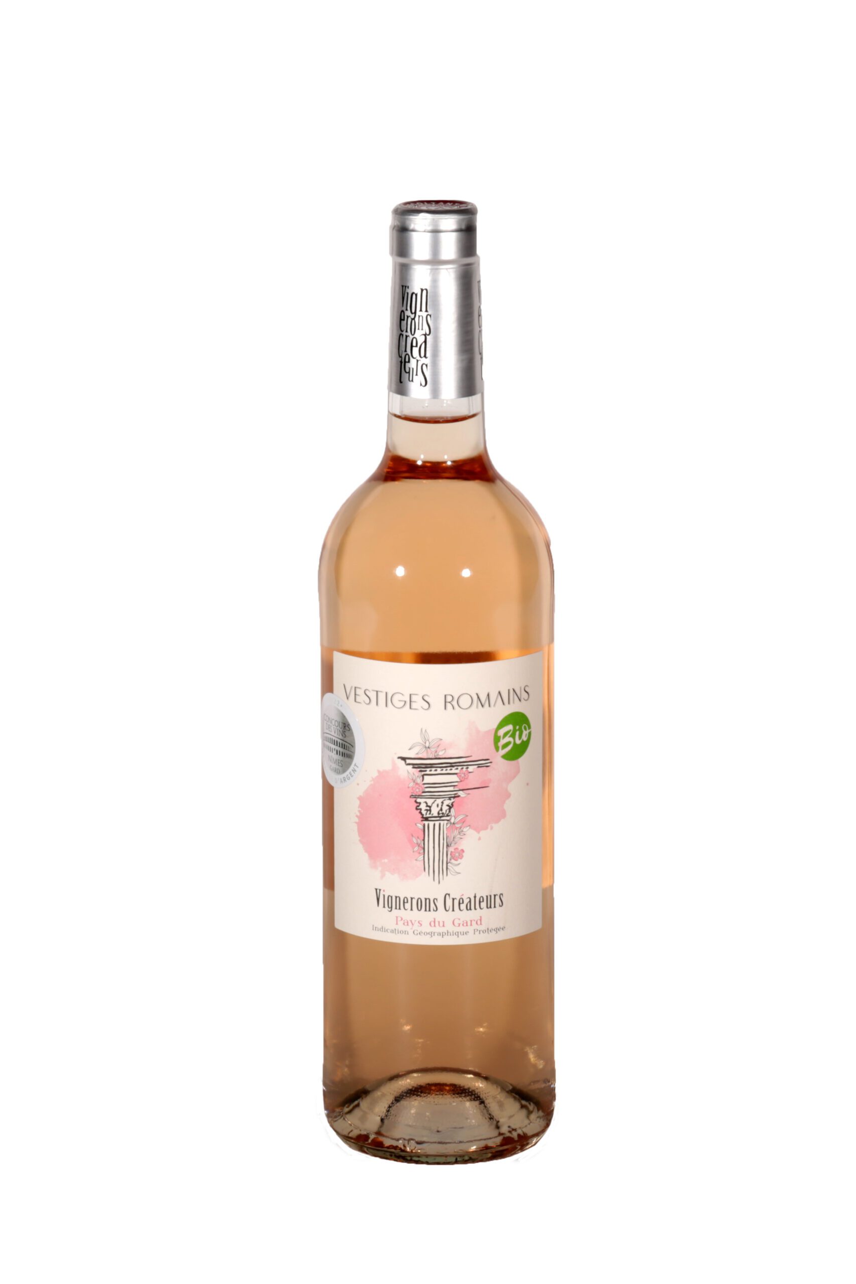 Organic IGP Gard Vestiges Romains Rosé